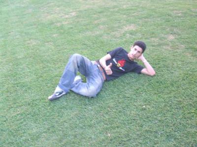 en el parque alado de casa